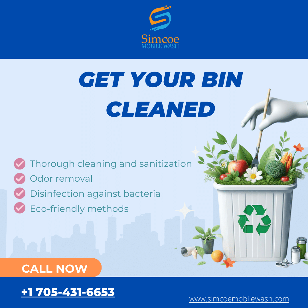 SimcoeGuy's tweet photo. ✨Keep Your Bins Fresh and Clean! 🌿

Trust Simcoe Mobile Wash to keep your bins in top condition.

Contact us at +1 705-431-6653 or email sales@simcoemobilewash.com to book your appointment today! https://t.co/rnr6fZFPbx