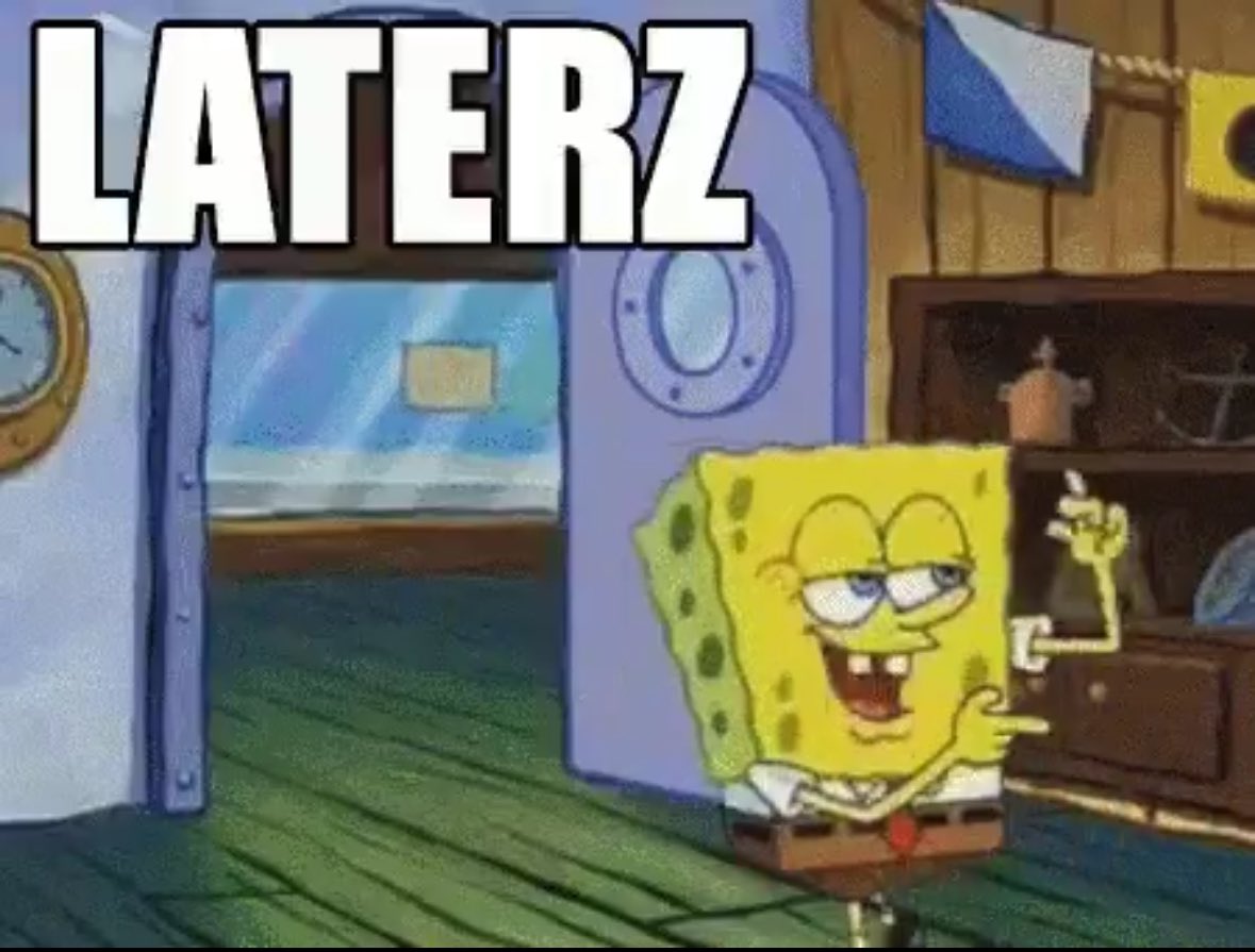 Brb, gotta go watch the $SPONGE chart 🧽💦💦