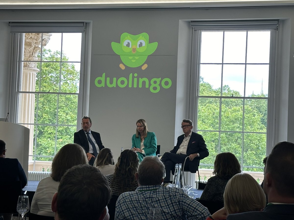 Nick King (@nickphking) on Twitter photo Thanks to <a href="/michael_lynas/">Michael Lynas</a> and <a href="/duolingo/">Duolingo</a> for a fascinating session with <a href="/LordBlunkett/">David Blunkett</a>, <a href="/CamCavendish/">camilla cavendish</a> and Lord Mandelson this evening.
Bashing the unions, criticising some university leadership - yet also offering a positive vision for the future of UK Universities. V insightful. Thanks to <a href="/michael_lynas/">Michael Lynas</a> and <a href="/duolingo/">Duolingo</a> for a fascinating session with <a href="/LordBlunkett/">David Blunkett</a>, <a href="/CamCavendish/">camilla cavendish</a> and Lord Mandelson this evening.
Bashing the unions, criticising some university leadership - yet also offering a positive vision for the future of UK Universities. V insightful.