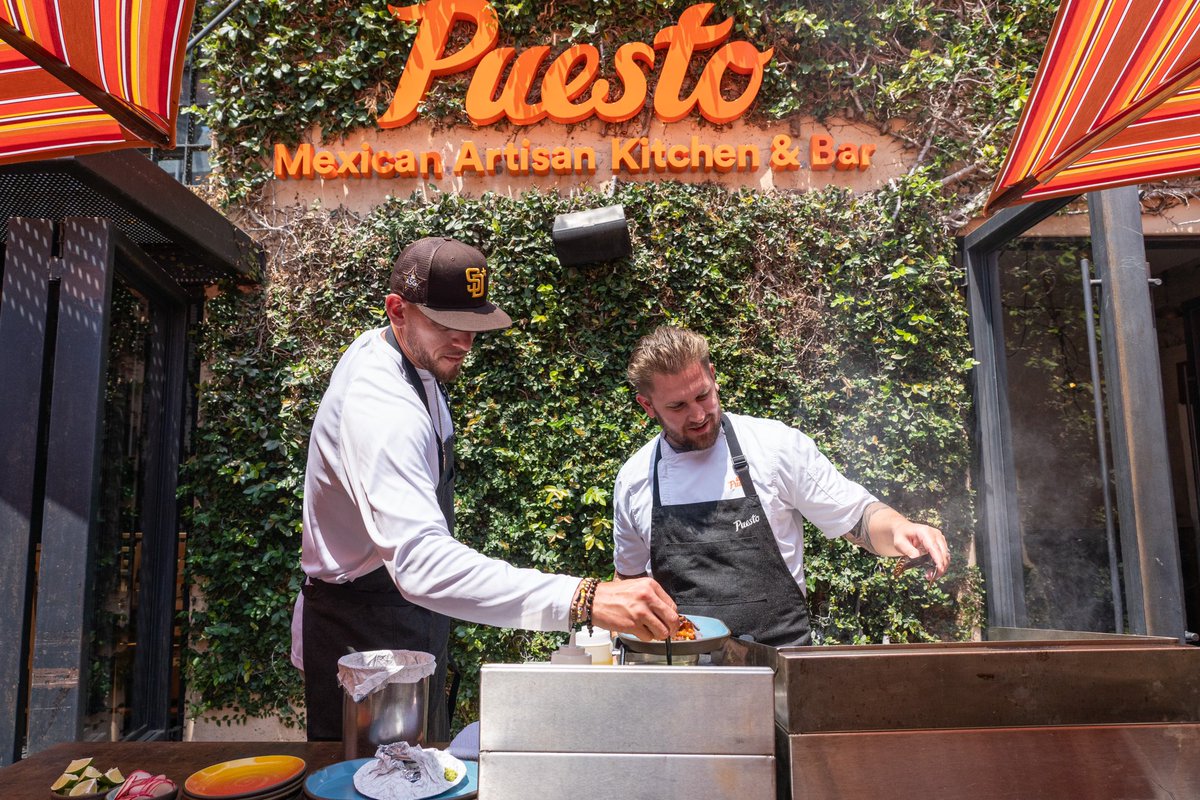 new chef in the kitchen 👀 any guesses?

collab taco hitting the menu tomorrow 🌮⚾️