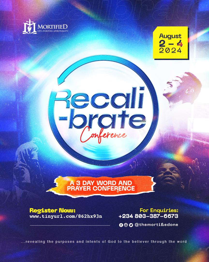 If you said RECALIBRATE, You were absolutely correct!
Our Word and Prayer conference is here!
It's time to readjust your life by the Word of God.
Are you ready!??
Register Now!! 👇
forms.gle/Bi5w9orCFLScdU…