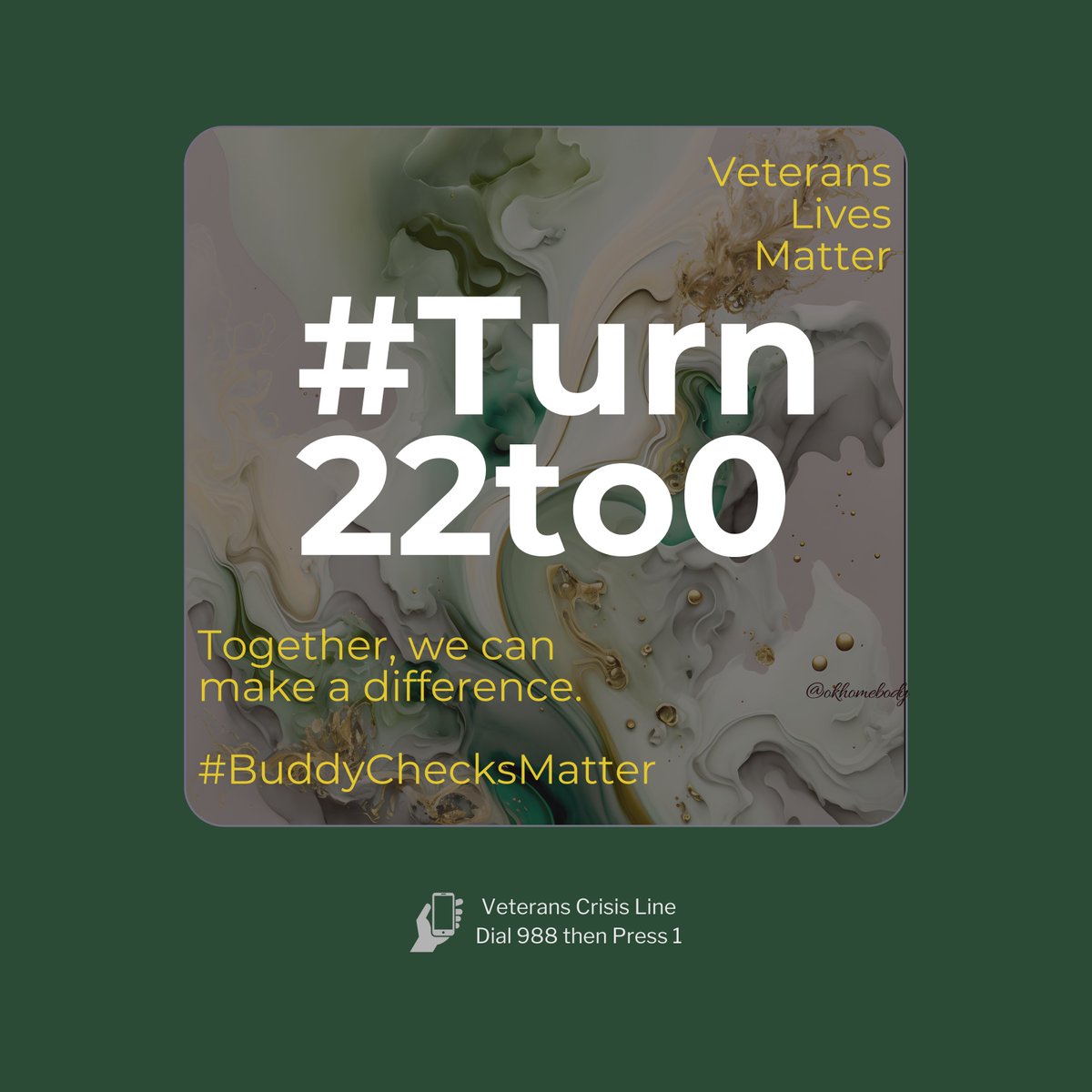 🇺🇸 #ThoughtfulTuesday #Buddy✅with #Veterans 🙏RH
❤️#VeteransLivesMatter #Turn22to0❤️
⭐️ 🇺🇸 Repost #EndVeteranSuicide #dial988press1 🇺🇸⭐️
🇺🇸 <a href="/NelisonDarin/">Travis Neliton 🇺🇸</a> <a href="/RogerMcghee6/">Roger Mcghee</a> <a href="/JamesBuckl3779/">James Buckley</a>⭐️
🇺🇸 <a href="/srasberry1/">🇺🇸Steve Rasberry🇺🇸</a> <a href="/MAC_ARMY1/">SGT_MAC</a> <a href="/greatimp/">matthew jones</a> <a href="/ke_jenning3137/">KE Jennings*Katie S.</a>⭐️
🇺🇸 <a href="/army_abn3rdTime/">Army_Abn3</a> <a href="/mcain1954/">Shelly</a>