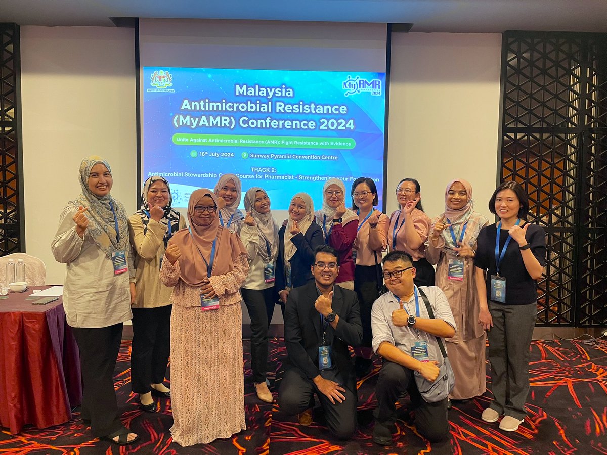 Good job everyone. Great learning opportunity &amp; nurturing session for future AMS pharmacists 💪🏻
#MyAMR2024