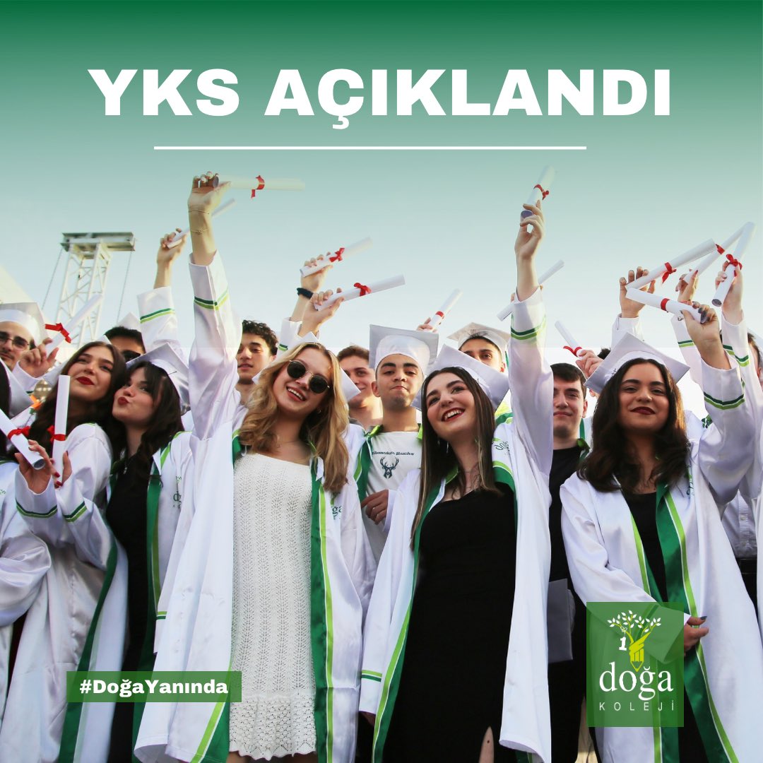 YKS sonuçları açıklandı. Çalıştığını, çabaladığını; hep en iyisini istediğini çok iyi biliyoruz. Emin olduğumuz bir konu var: “Elbet bu çabanın karşılığını alacaksın.”
Birlikte geçirdiğimiz bu yolculukta da olduğu gibi, bundan sonraki hayat yolculuğunda da #DoğaYanında. Sizlerle