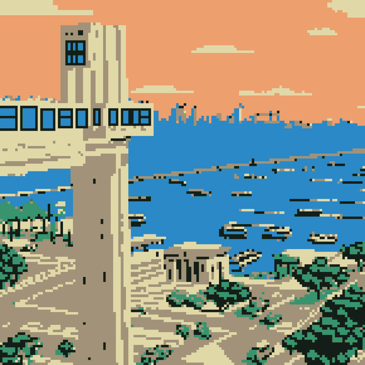 Pixel Landscape of Salvador
Pixels: 145 x 145
Resolution: 1450 x 1450
Colors: 6
Made in Pixelorama v0.11

🌐 foundation.app/mint/base/0x5b…

#NFT #BASE #mintNFT #pixel #pixelart