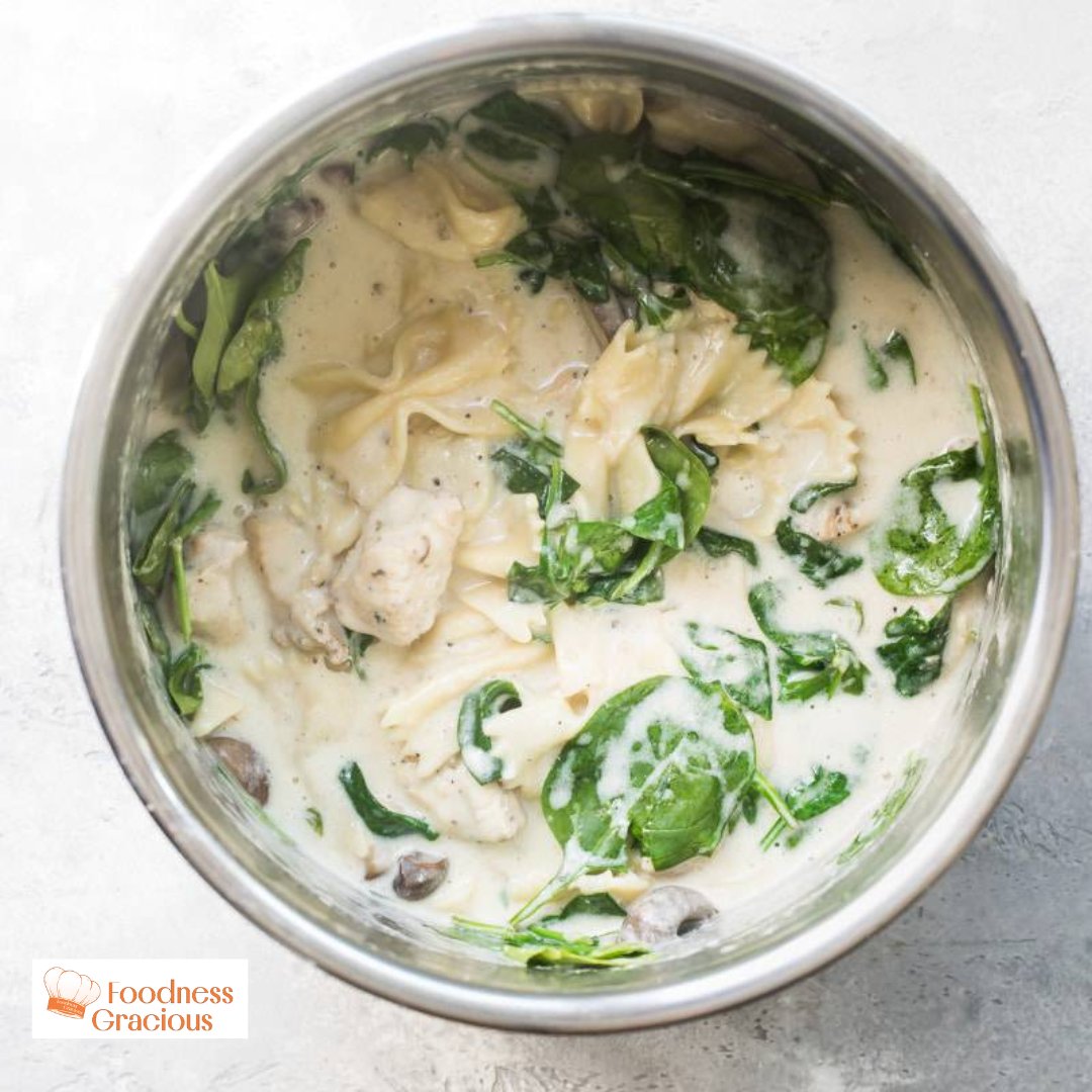 FoodnessG's tweet photo. Ready to elevate your pasta game? ๐โจ Dive into this Instant Pot Creamy Chicken Florentine Pasta! Quick, easy, and oh-so-delicious! ๐คค๐ฟ
#RecipeMagic #InstantPotLove #FoodnessGracious
๐ Check it out: https://t.co/Exlpw1cOD1 https://t.co/BeBEQy2TxF