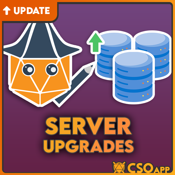 CSOapp's tweet photo. 🇬🇧 New servers deployed! Enjoy a faster and smoother experience on CSO now 🚀
🇫🇷 Nouveaux serveurs déployés ! Profitez dès maintenant d'une expérience plus rapide et plus fluide sur CSO 🚀
https://t.co/pv2GaApxfZ
#TTRPGs #JDR #virtualtabletop #techupdate https://t.co/OBVQDih3fX