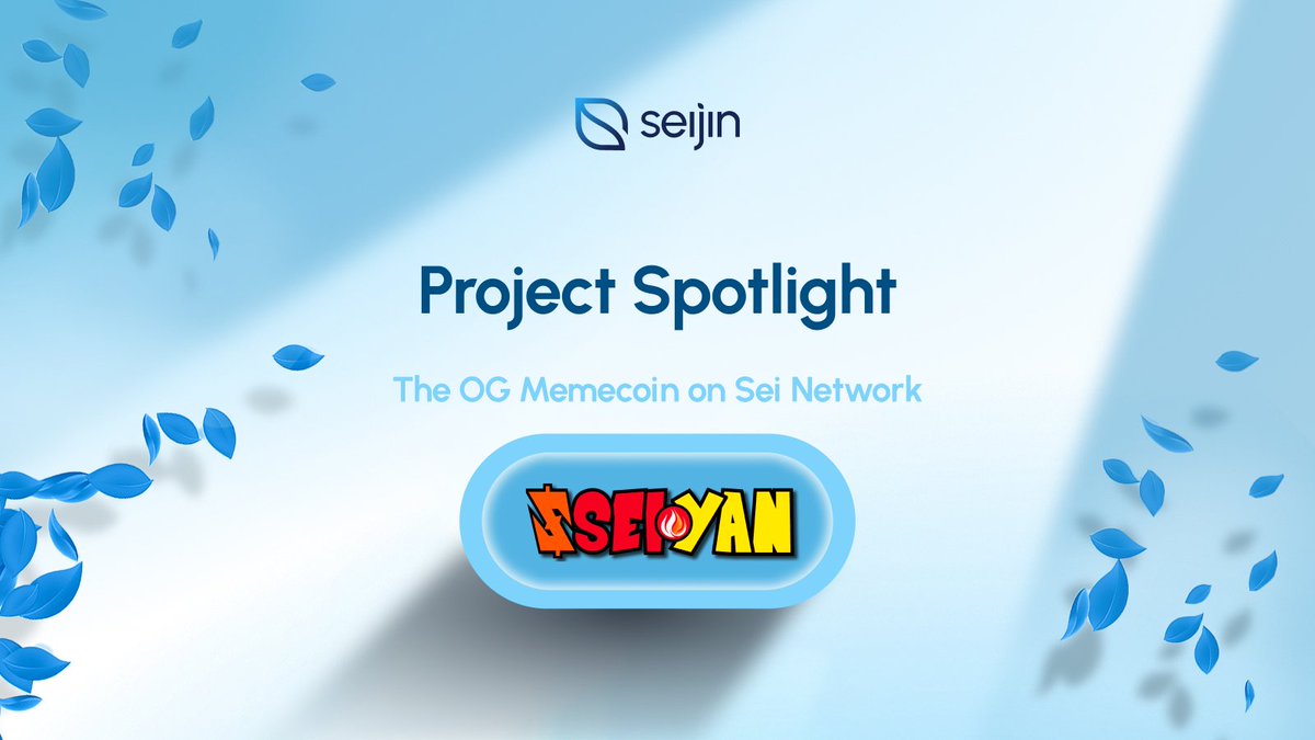 This week’s Project Spotlight is on <a href="/seiyantoken9000/">SEIYAN on SEI</a>, the OG memecoin on <a href="/SeiNetwork/">Sei 🔴</a>, playing a pivotal role in shaping the SEI ecosystem. Follow the thread to learn more about $SEIYAN: