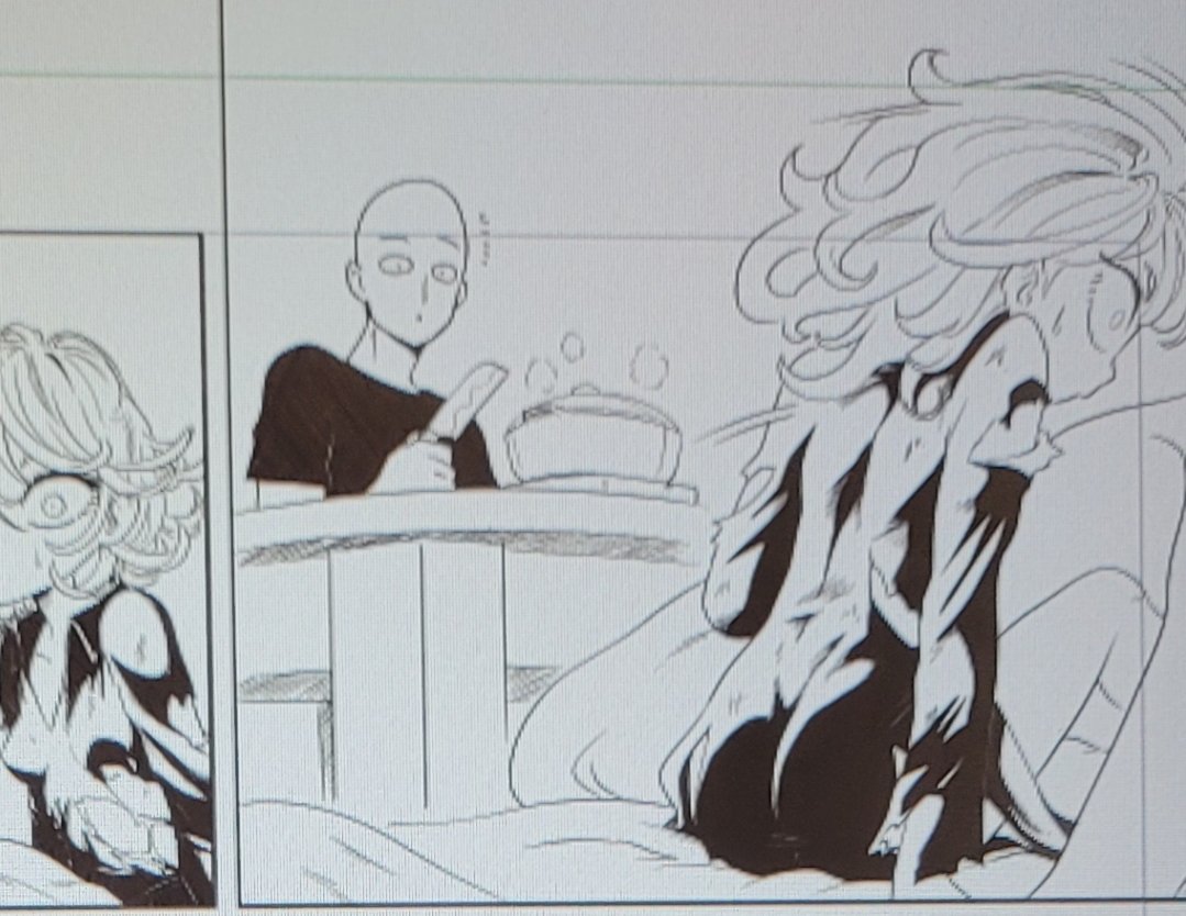 More progress shots from my #saitatsu #tatsumaki #saitama fan comic (1/3) [for those not on r3ddit or dumblr]