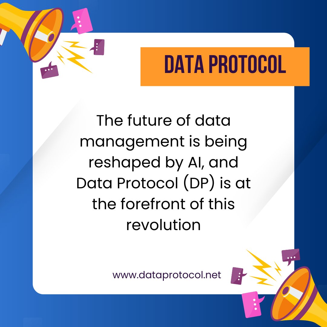 DataProtocoldp's tweet image. Embrace the Future with AI and Data Protocol
🌐 dataprotocol.net
#dataprotocol #ai #dptoken #web #nft #Blockchain