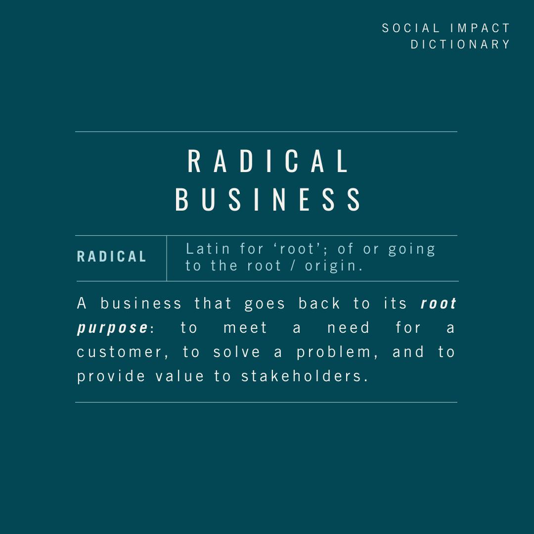 breukelenstrat's tweet photo. We've been reading #RadicalBusiness by @LaTerzaCoffee founder #DavidGaines 📖 His definition of what makes a business "radical" resonated so strongly with how we approach our work, we had to share! It's not about doing something brand new, but reconnecting with your #corepurpose. https://t.co/swDo6iWOzC