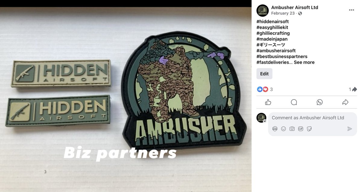 AmbusherGlobal's tweet photo. building bridges between UK & Japan 🇯🇵🇬🇧
#ビジネスパートナー
#サバゲー
#ギーリース
#イギリス
#新商品
#onlyintheuk https://t.co/Loov8x9jDe