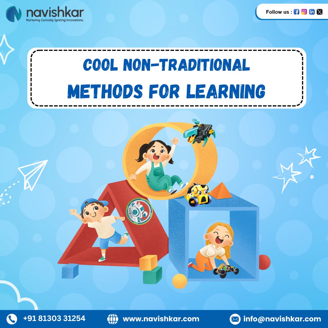 navishkar_edu's tweet photo. Explore cool Non-traditional ways to learn: play with fun toys, team up with friends, level up with games, & take learning outdoors!
If you find it helpful, save this post 🤞
Follow to know more @navishkar_edu
#navishkar #learingthroughplay #newlearning #outdoorgans #Raayan https://t.co/yMbjQUDXG0
