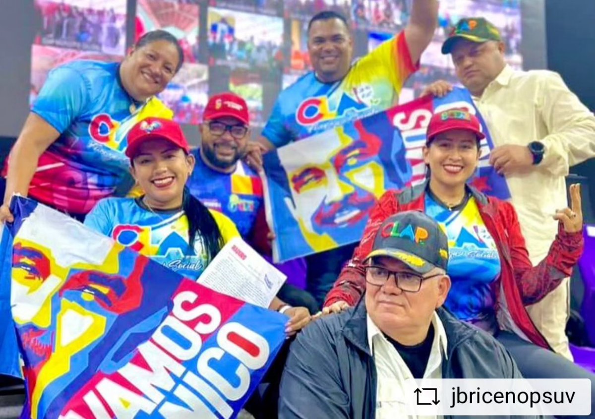 #16Jul | Bajo el mando del Ministro M/G @lealtelleria, la Misión Alimentación y los Movimientos Sociales CLAP participaron activamente en la videoconferencia del pasado domingo #14Jul, convocada por <a href="/NicolasMaduro/">Nicolás Maduro</a>, con la preparación de la maquinaria del 1x10x7 .

<a href="/JBricenoPsuv/">Ing. Juan Briceño PSUV</a>