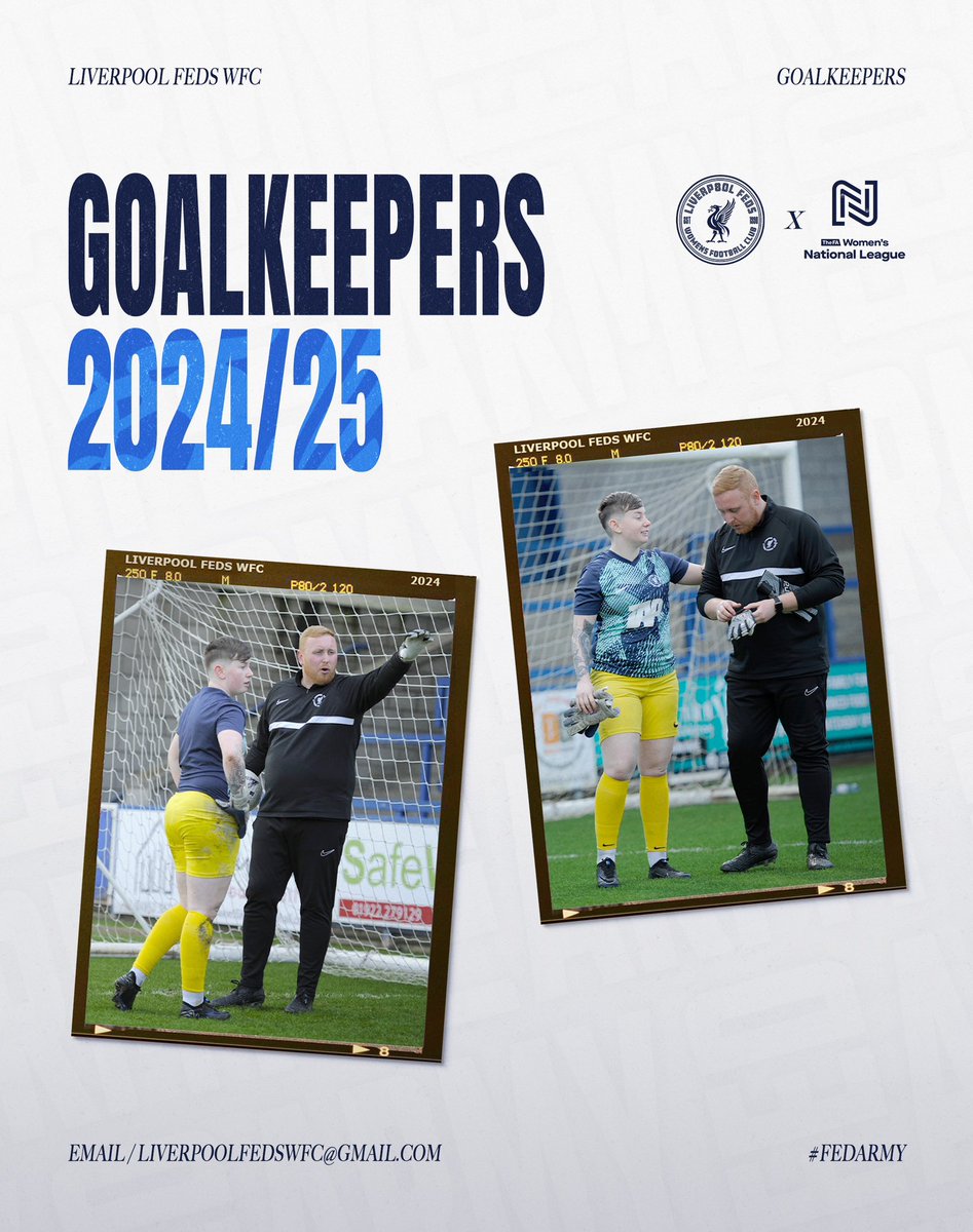 𝑮𝒐𝒂𝒍𝒌𝒆𝒆𝒑𝒆𝒓𝒔!🧤

We’re looking to extend our roster of goalkeepers for the 2024/25 season!

Email to enquire👇

📧 liverpoolfedswfc@gmail.com

#FedArmy
