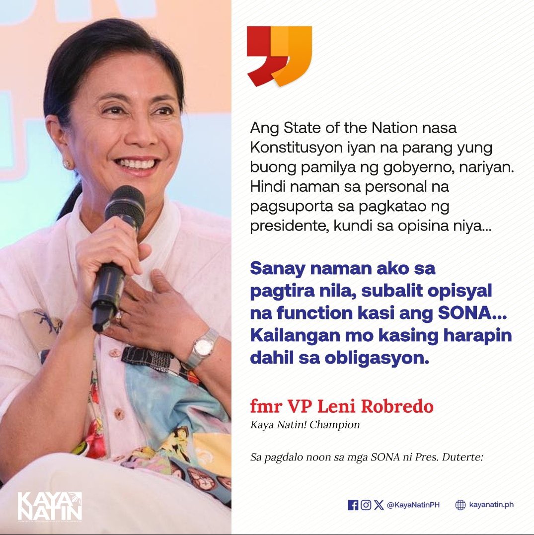 nabunturanguy's tweet photo. Sabi ni Madam FVPLR, ang SONA ay “official na function,” kaya kahit binababatan siya ng tatay ay nga mga baliw niyang DDS, pumupunta pa rin siya dahil “obligasyon” yun ng VP.  O ayan, Madumb Gurgur, may natutuhan ka ba? https://t.co/2NvaJp7J6E