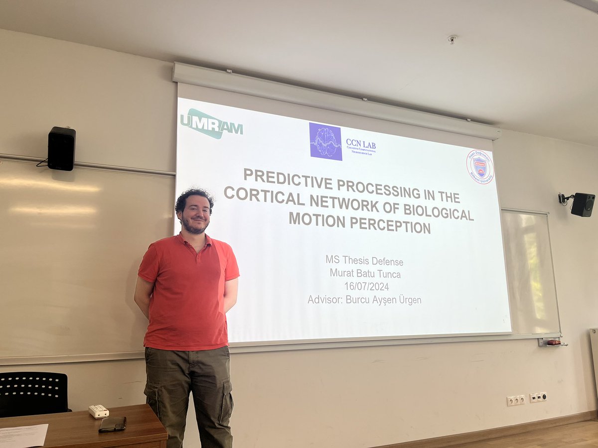 BUrgenlab's tweet image. Congrats to Murat Batu Tunca for a successful MS defense in Neuroscience!