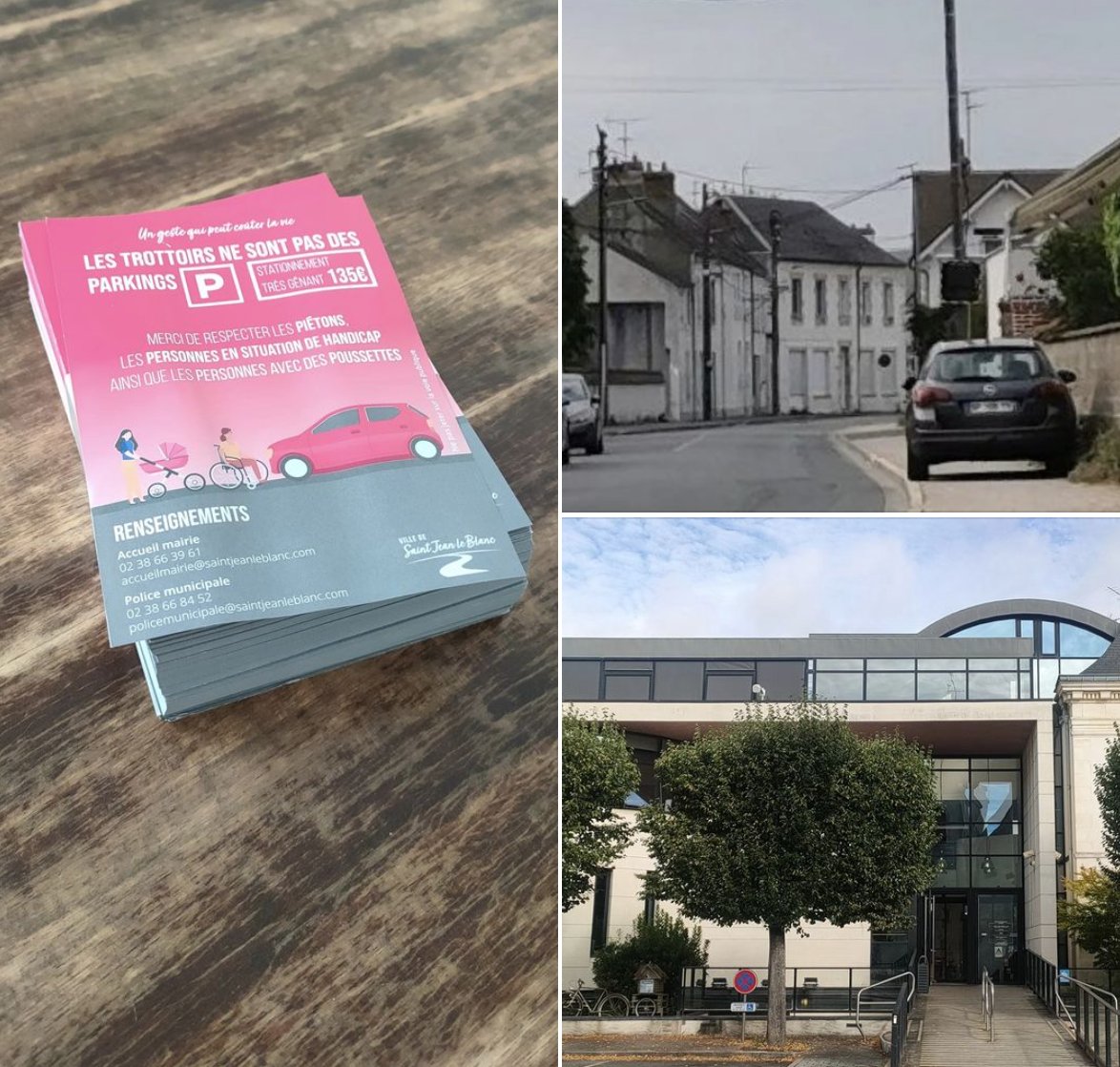 dammo_asso's tweet photo. Nous nous sommes rendus à Saint Jean le Blanc pour programmer en septembre une campagne de sensibilisation luttant contre le stationnement sur les trottoirs.

Merci aux élus et à la police municipale pour leur confiance. https://t.co/eclaRFpS7V
