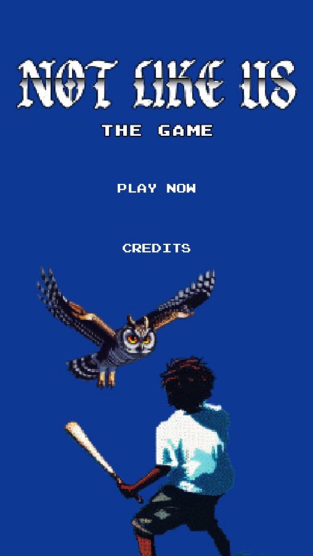 DailyLoud's tweet photo. Kendrick Lamar “Not Like Us” video game is out now and you can play it here: https://t.co/esIHkrZs2i https://t.co/cDNlRtohRI