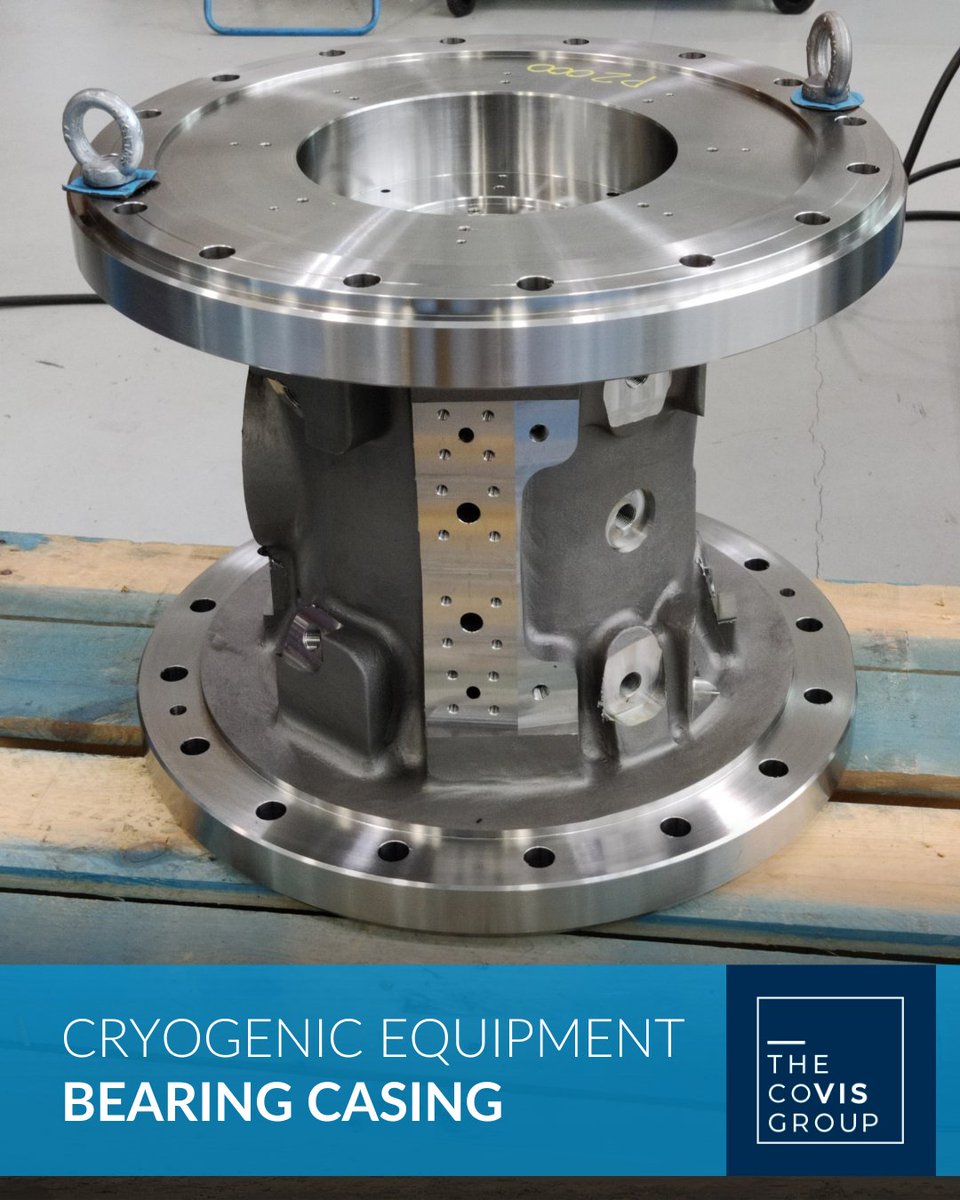 COVIS_Italy's tweet photo. Among the services in which we specialize, there is the manufacturing of components for cryogenic equipment which, to guarantee a precise result, require the use of high quality materials.  Recently, in our workshops, we processed the component in the photo. https://t.co/ukT2mcLnVt