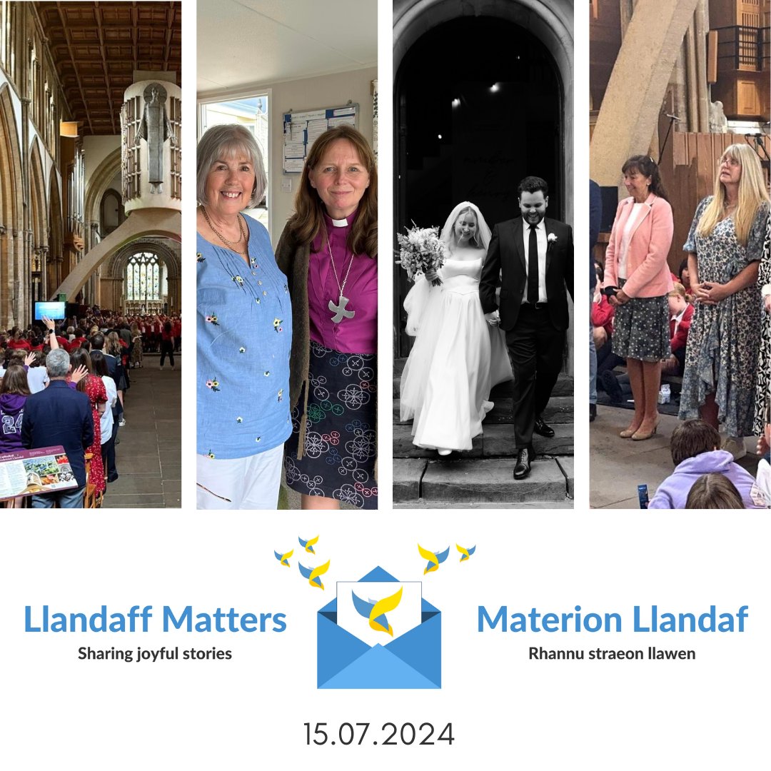 LlandaffDio's tweet photo. School Leavers, a wedding and new clergy appointments...it's all happening in this week's Llandaff Matters!
***
Gadawyr Ysgol, priodas ac apwyntiadau clerigwyr newydd...mae'r cyfan yn digwydd yn Llandaf Matters yr wythnos hon!
https://t.co/9MoRNTw6HD https://t.co/vrp9IxXhYb