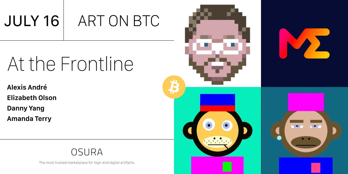 At the Frontline w/ <a href="/MagicEdenWallet/">new journey</a>

Exciting Spaces ahead as we explore Alexis' debut collection w/ guests:
✨ Elizabeth Olson (<a href="/ElizabethOls0n/">Elizabeth Olson</a>)
✨ Danny Yang (<a href="/huuep/">danny huuep</a>)
✨ Amanda Terry (<a href="/amandaterry/">Amanda Terry</a>)
✨ Alexis André (<a href="/MacTuitui/">Alexis André</a>)

🎟️ Tune in for AL spots!
⏰ 10am ET | Link below