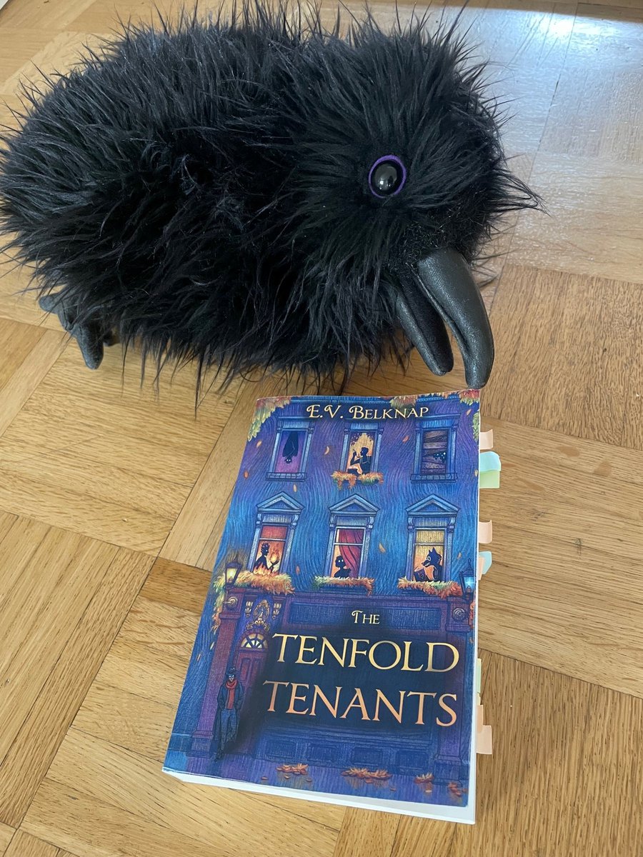 First #spfbox book we're reading. It wasn't hard to choose:
Fenwick: "Oh, look, what lovely cover and the MC is called Corvinian! Pick that!!!"
Me: "Reading sample first." 
Fenwick: "Ok...A shadow sorcerer!!! You've played one for years!"(hits the buy button)😁

#InquisitiveRaven