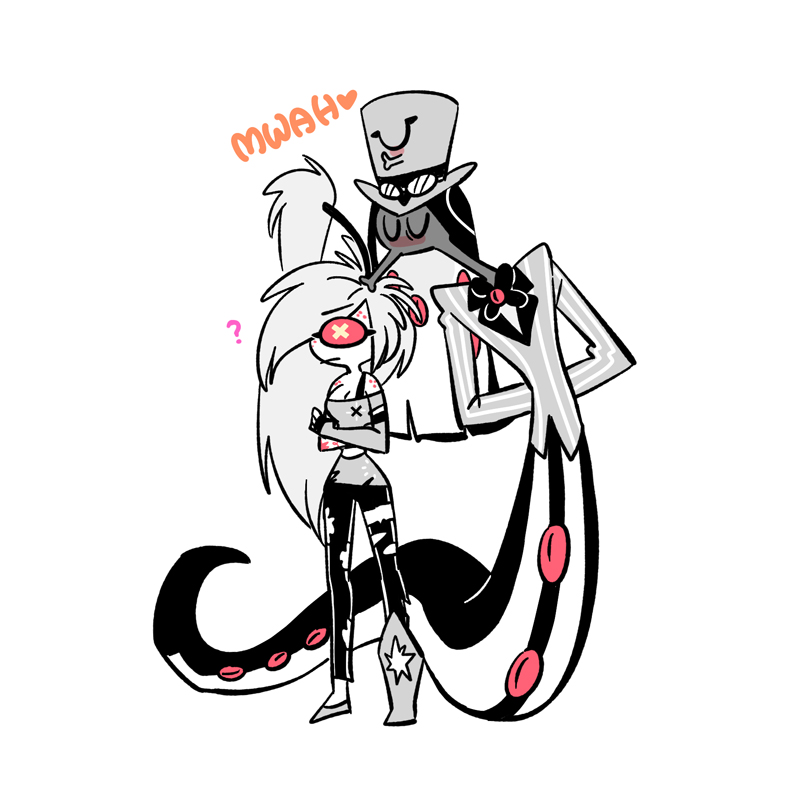 「MWAH #HazbinHotel #Cherrisnake」|零壹🦈のイラスト