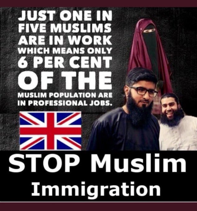 IamWilliamSmith's tweet photo. Don’t forget they have an average of 8 kids and 5 wives that will never work. https://t.co/HIZnQBgsy0