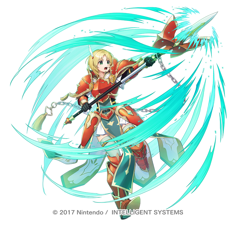 「ファイアーエムブレム ヒーローズにて 「花開く才能 アメリア」のイラスト担当させ」|夕城のイラスト
