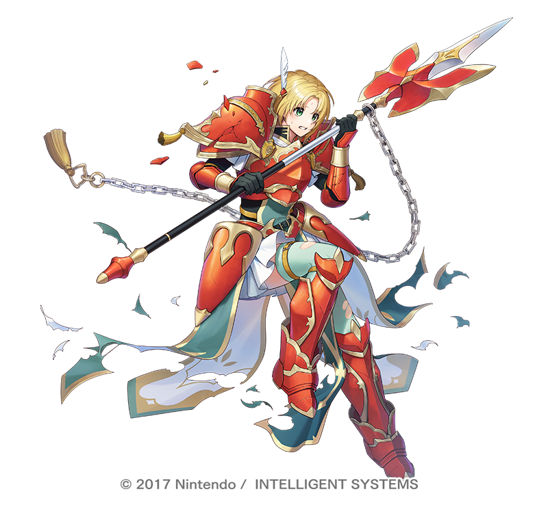 「ファイアーエムブレム ヒーローズにて 「花開く才能 アメリア」のイラスト担当させ」|夕城のイラスト