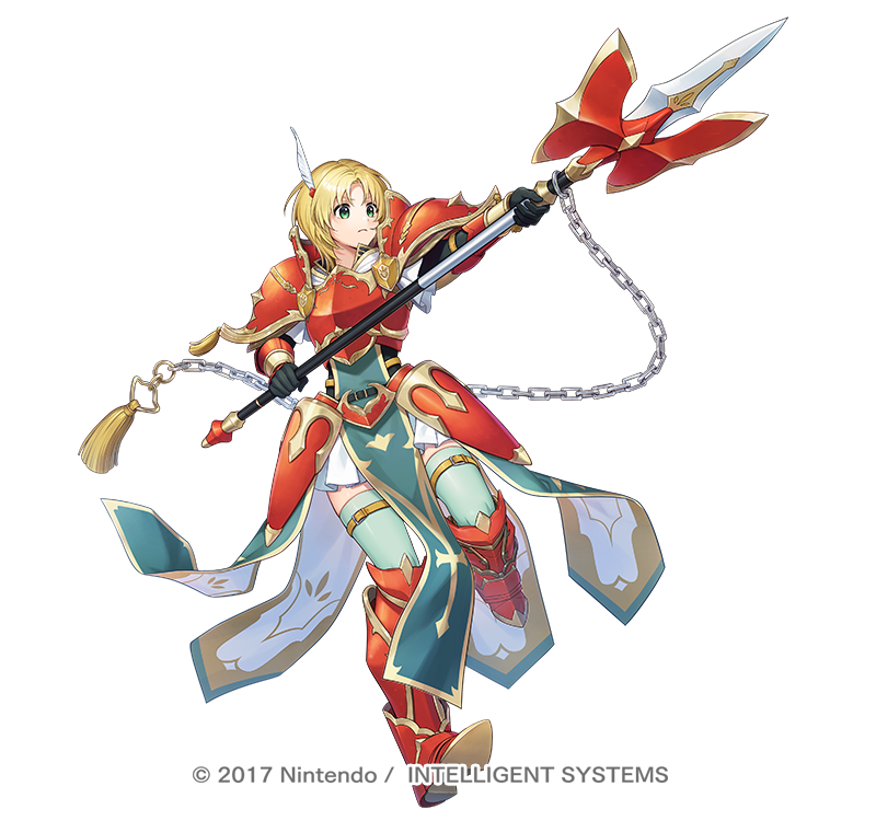 「ファイアーエムブレム ヒーローズにて 「花開く才能 アメリア」のイラスト担当させ」|夕城のイラスト