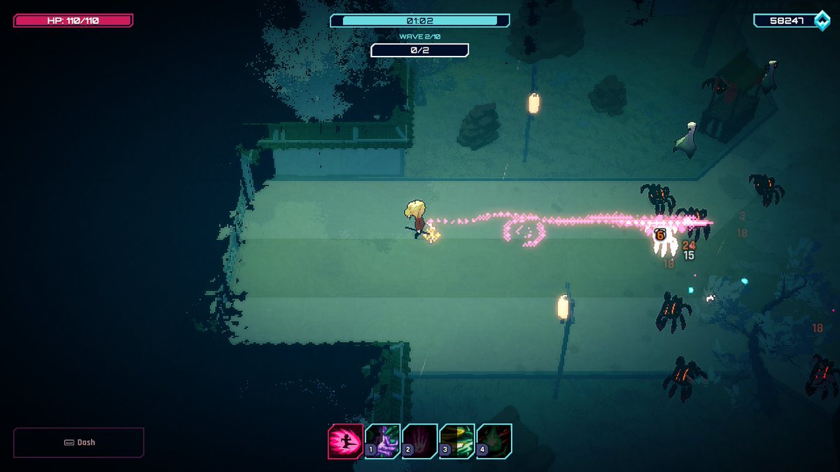 wandproject's tweet photo. Maki using sonic module spells - Sonic Trap and Sonic Arrow Shot 🩷

Play the demo on Steam! 
➡️https://t.co/Qhil43ITvV 

#indiegame #gamedev #madewithunity https://t.co/GxXs1AoVmL