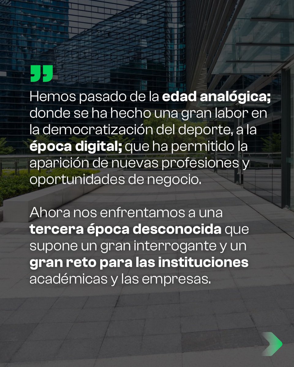 escolavitae's tweet photo. 🎓 ¿Qué papel juega la FORMACIÓN y su vínculo con las empresas en LA INDUSTRIA DEL DEPORTE?

Un sector en constante evolución.

🎙️ Roger Saladich, Co-CEO de Vitae,
nos comparte su opinión en la entrevista con @2Playbook. 

🔗 https://t.co/8Tuv4r72ff https://t.co/zogBgP9uaD