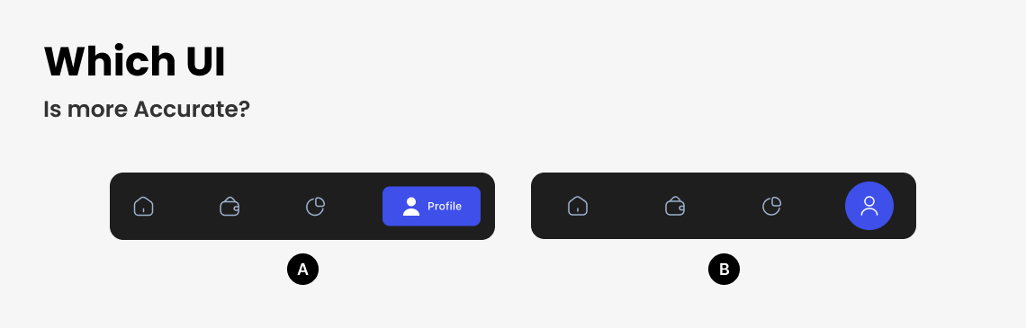AzizBelkada's tweet photo. which UI is more accurate?

#UX #UI #Research #figma #design #userexperience #uxdesign #uidesign #ui #designer #UI_Tips #UX_Tips https://t.co/A2f7GKT96V