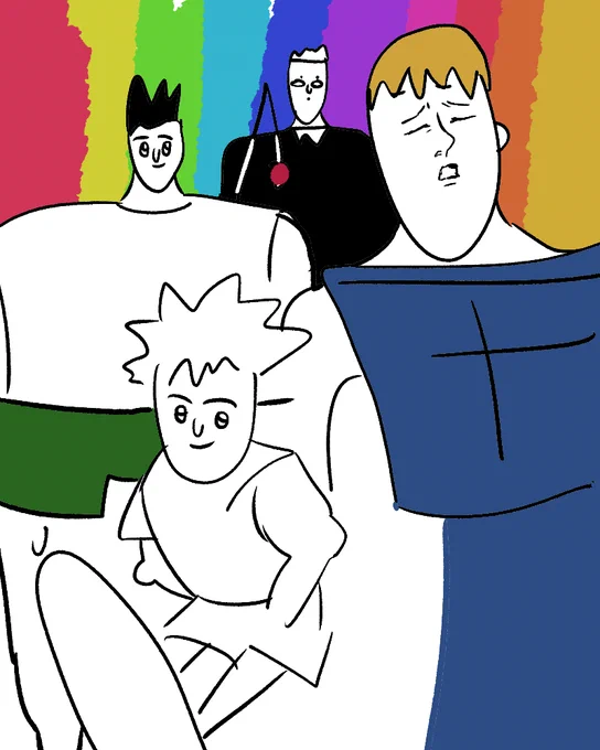 クイズしてくれてありがとうございます!
お礼にハンツァ×ハンツァのイツァメンを見ないで描きました 
