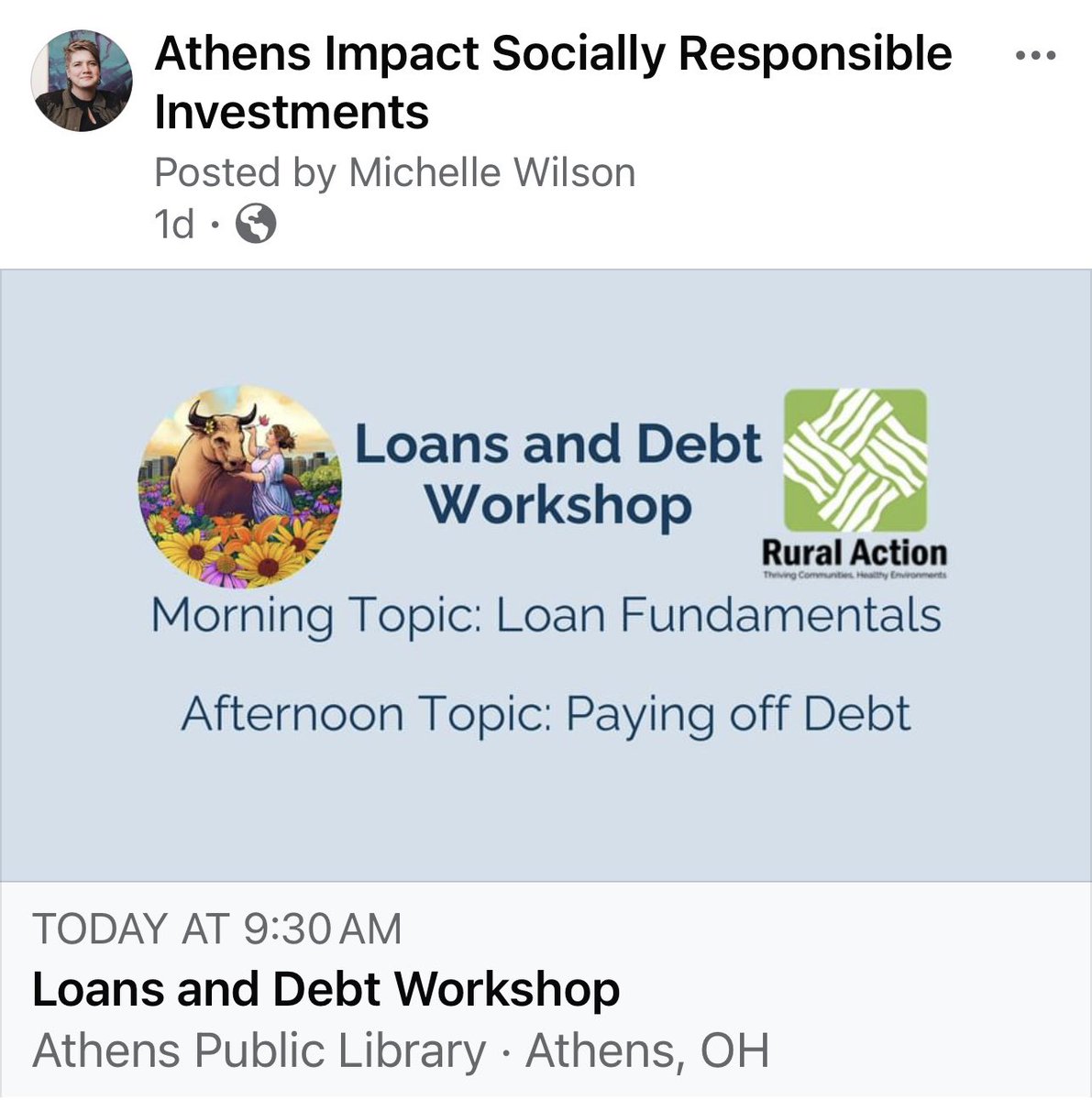 AthensImpact's tweet photo. Today @ruralaction @CityofAthensOH @athensimpact #debtfree #debtfreejourney #debtfreecommunity #financialfreedom #financialliteracy #financialindependence #financialeducation #communityservice #givingback https://t.co/1h5J8P1sRt