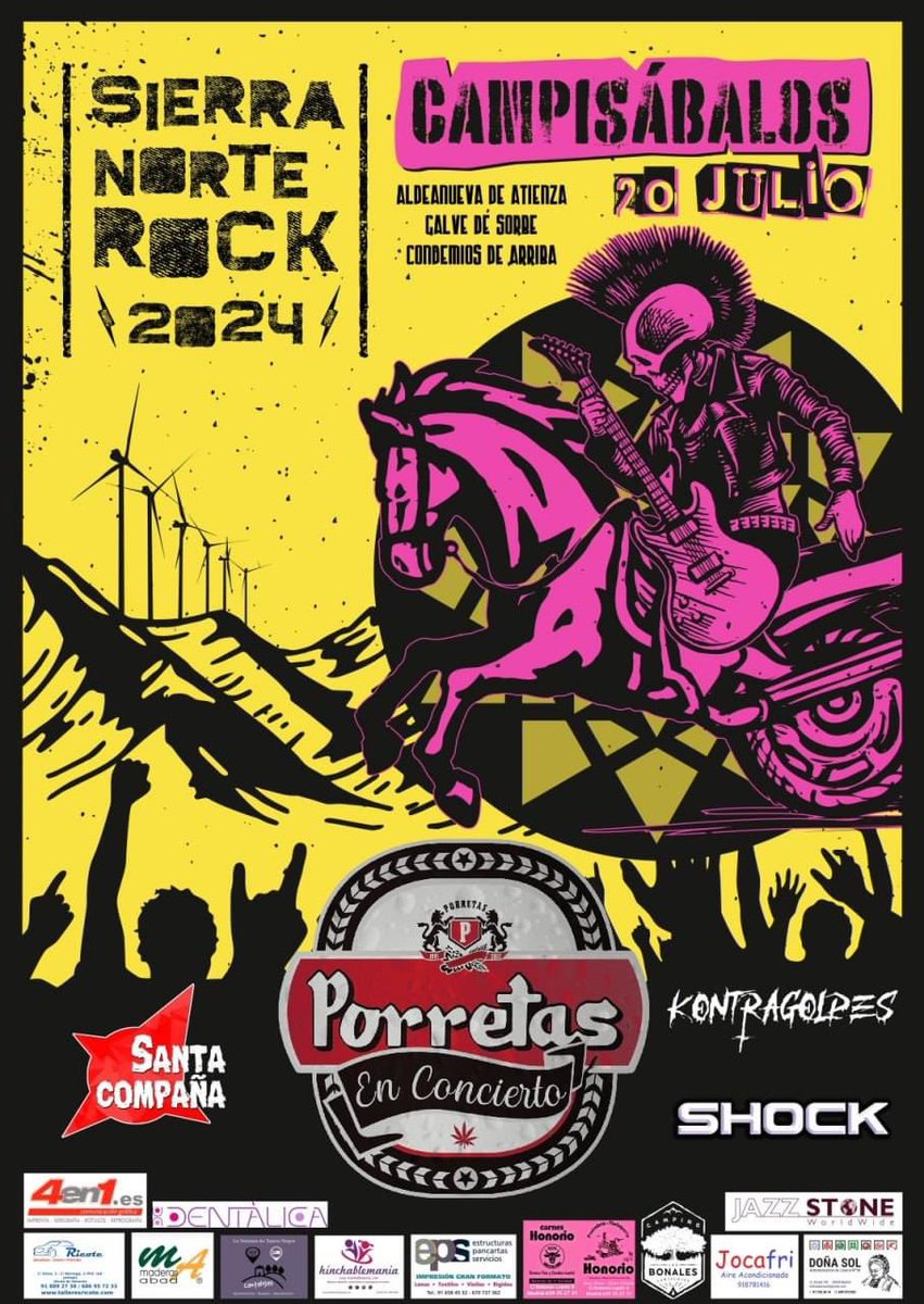 SalaOxido's tweet photo. Seguimos con nuestro particular verano fuera de la sala y vamos a por el próximo finde, donde nos encargaremos de estos festivales con tantos amigos
Sierra Norte Rock junto a nuestros hermanos de @Porretas5  y XIV Carabaña Rock2024 -@TierraSantaRock 
Ya descansaremos en otra vida https://t.co/2klUdKT2c6