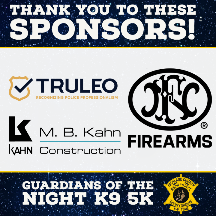 RCSD's tweet image. ⭐️Shoutout to these first time Guardians of the Night K9 5K sponsors ⭐️
Please join us in thanking each &amp;amp; every one of them for their support of our K9s! 🐾
#RCSD #k9 #run