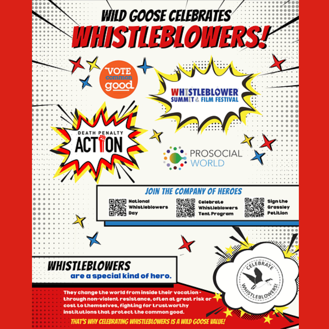 The Wild Goose Festival, the transformational community dedicated to faith inspired social justice, fully endorses the Whistleblower Summit &amp; Film Festival!

Visit their website at wildgoosefestival.org.

#Whistleblowers #WildGooseFestival #FaithSocialJustice #Music #Arts