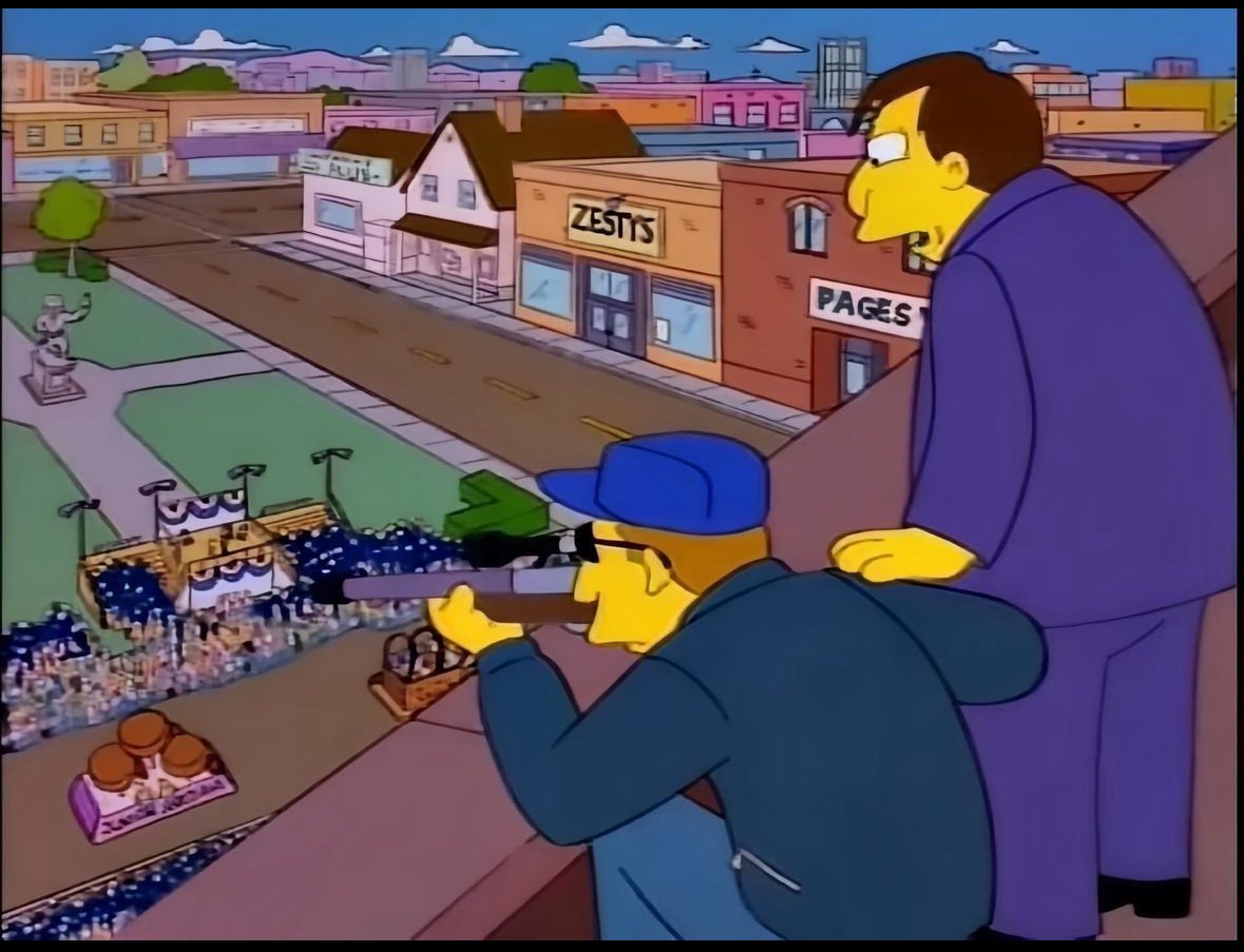 辛普森再次神奇預言川普被射殺那比特幣和老鼠的組合代表什麼？ 我就不多講了…！ #RATS