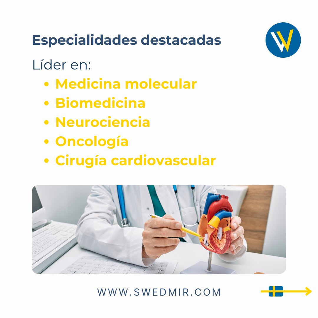 swedmir's tweet photo. 🏥 Hoy comenzamos una serie sobre los 7 principales hospitales universitarios de Suecia. En este primer carrusel, te hablamos sobre el prestigioso Karolinska Universitetssjukhuset.

🔬 Colabora con el Instituto Karolinska, responsable de la entrega de los Premios Nobel. https://t.co/1HJPEofRdt