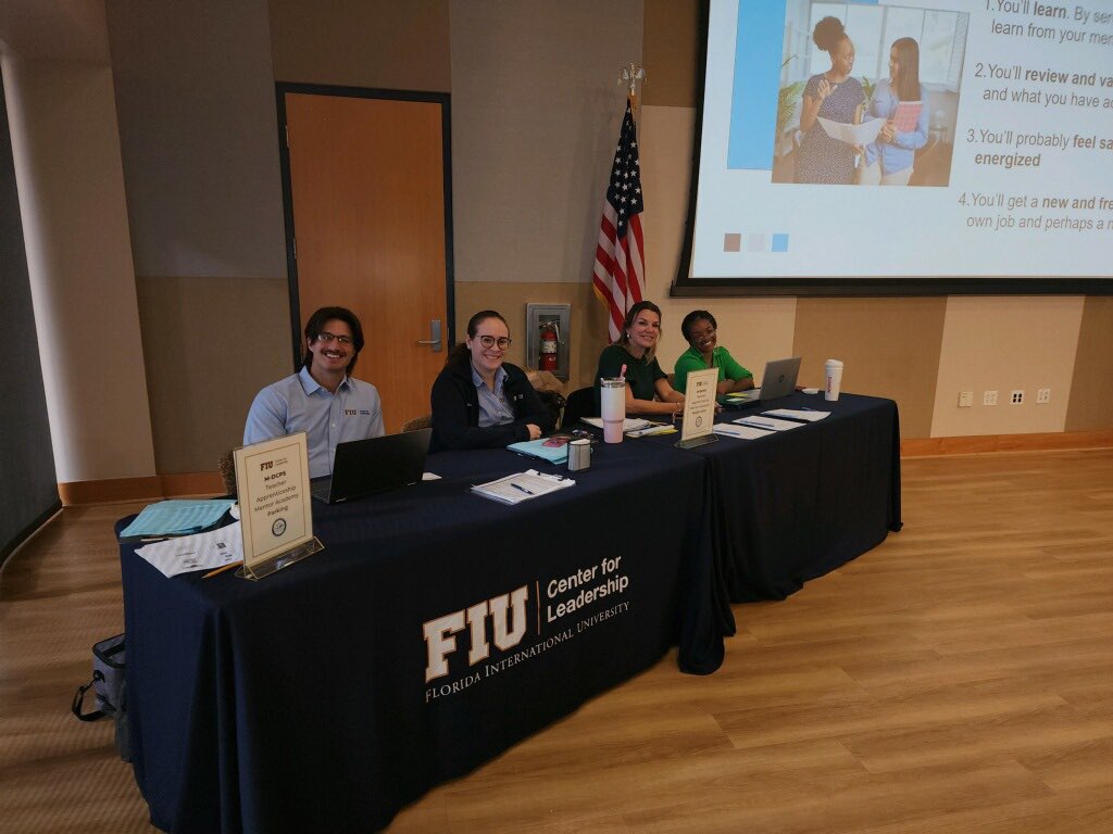 The learning continues with <a href="/fiulead/">Center For Leadership</a> for Day #2 of the Teacher Apprentice Mentor Academy. <a href="/miamischools/">MDCPS</a> <a href="/suptdotres/">Jose L. Dotres, Ed.D.</a> @dawn_baglos <a href="/RoxyMSanchez7/">Roxanne Sanchez</a> #yourbestchoicemdcps #lookingfowardplcd