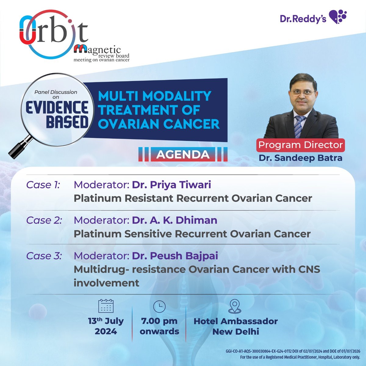 YOURONCOLOGIST's tweet image. Join us for a crucial discussion on ovarian cancer treatment! Dr. Sandeep Batra leads a panel exploring evidence-based, multi-modality approaches.  
#Drsandeepbatra #Cancerexpert #cancersupport #publicawareness #PanelDiscussion #WomensHealth #MultiModalityTreatment