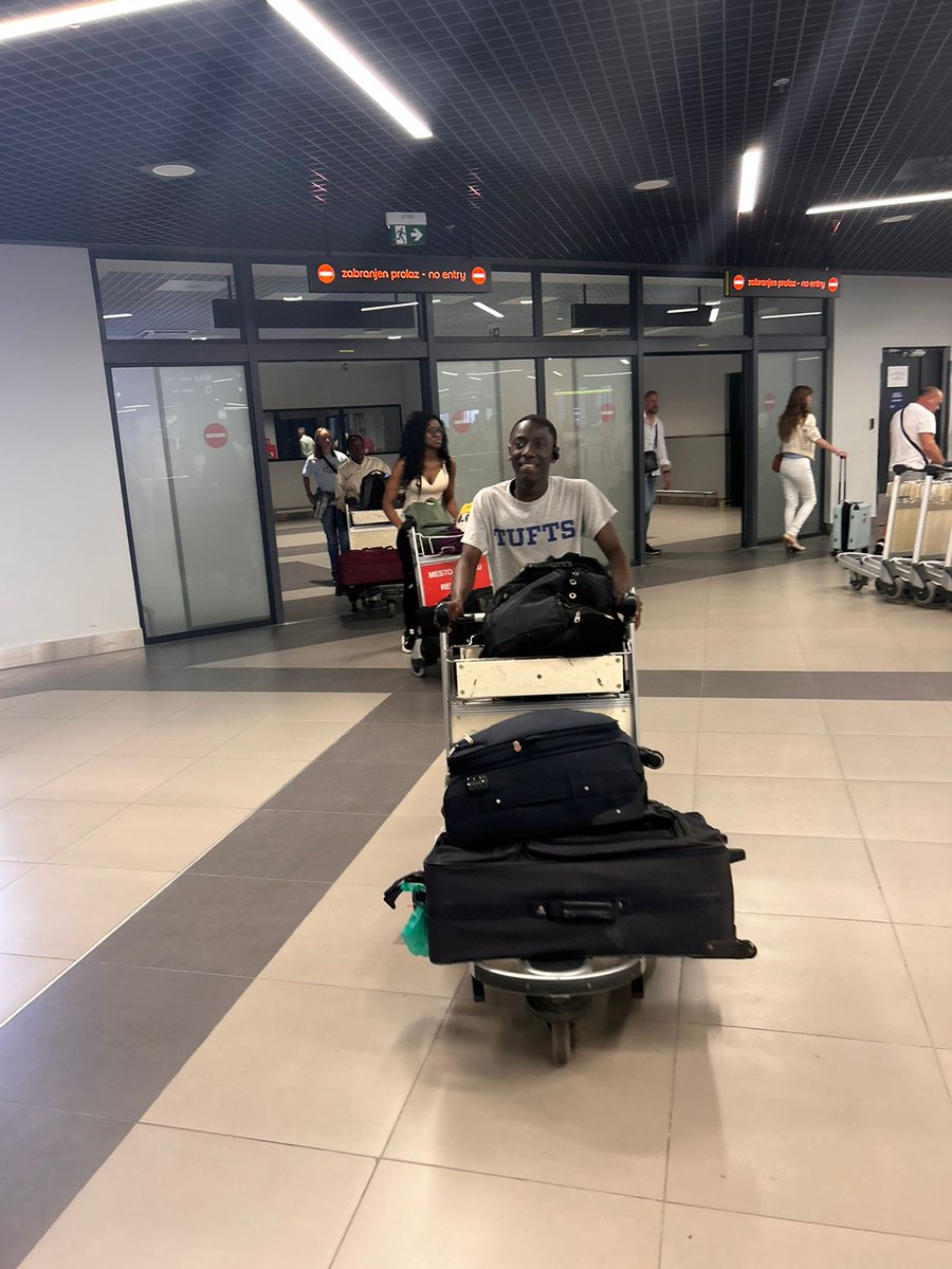 RangersUnion63's tweet photo. The #DebateCranes have touched down at Nikola Tesla International Airport in Belgrade, Serbia earlier today ahead of the World Cup of High School Debating. https://t.co/X2RpUofh5h