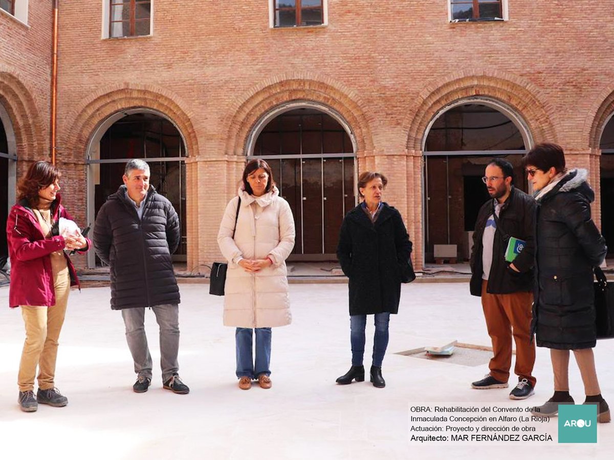 Arquestudio's tweet photo. Hace meses, tras la visita a obra del Ayto, se publicaba en la prensa el avance en las Obras  del Convento de la Inmaculada en Alfaro (La Rioja). A día de hoy se han concluido los trabajos. #ConventoAlfaro #EstudioArqu #MarFernandezhttps://images.app.goo.gl/BTfJGzNPxv1KtnLt9 https://t.co/bHgAc5GimV