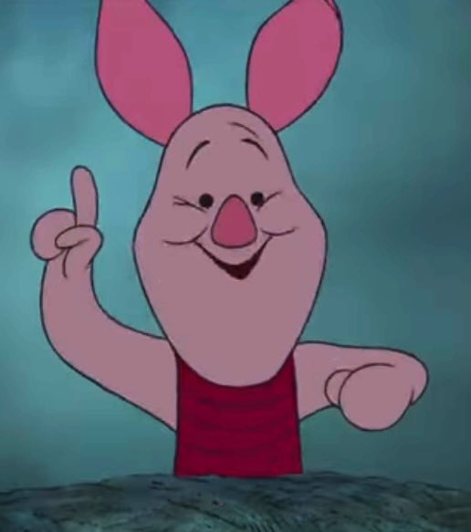 yonezu774 くまのプーさん2011でピグレットが1人で森の中を怯えながら