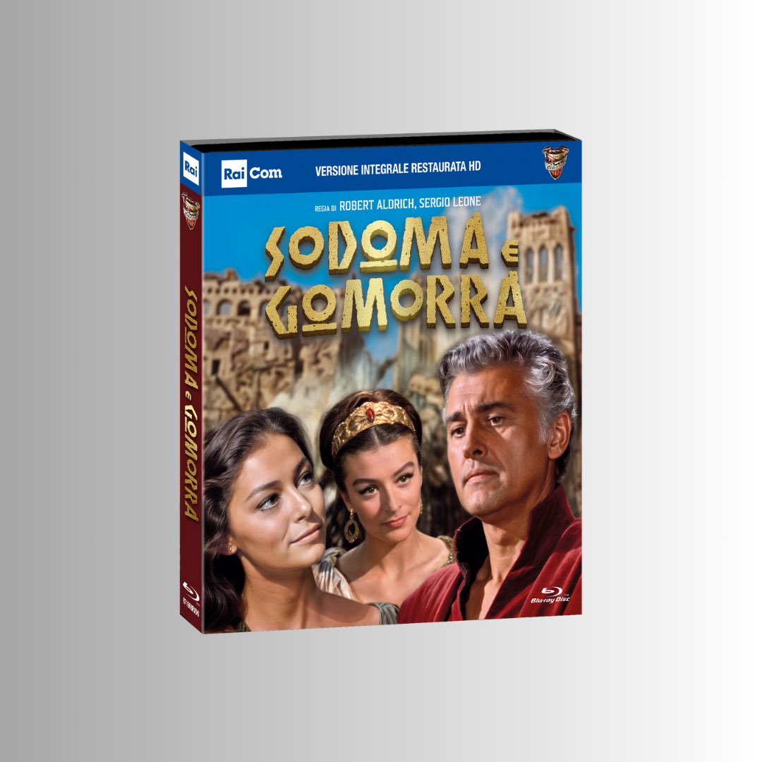 🎬 Stewart Granger, Anna Maria Pierangeli, Rossana Podestà e Stanley Baker sono tra i protagonisti del film diretto da Robert Aldrich e Sergio Leone. 
“Sodoma e Gomorra”, disponibile dal 17 luglio nei negozi e negli store digitali in DVD e Bluray. bit.ly/SodomaeGomorra