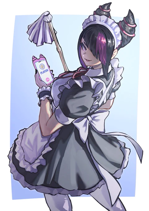乱入イラスト用に描き直したジュリちゃんの全体 