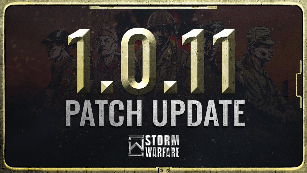 StormWarfare's tweet image. 🛠️ REMINDER: Patch 1.0.11 is live on all platforms, including the Epic Store! For details: bit.ly/3Llst0n

Get ready for some exciting new content and features coming soon. Stay tuned for more updates! 🔥

Download the latest version: bit.ly/3UEfgFs